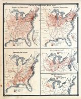United States Census Maps 1870, Wisconsin State Atlas 1878